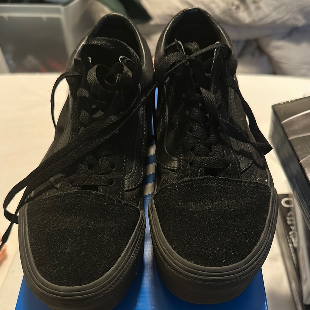 Black High-Top Sneakers